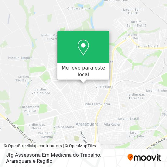 Jfg Assessoria Em Medicina do Trabalho mapa