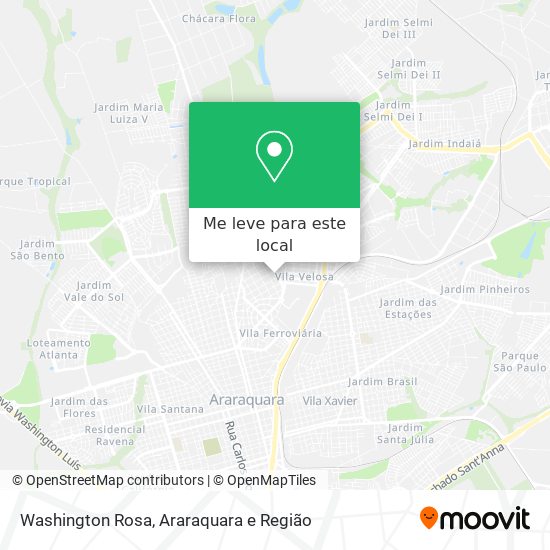 Washington Rosa mapa