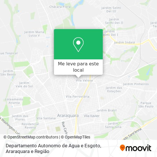 Departamento Autonomo de Agua e Esgoto mapa