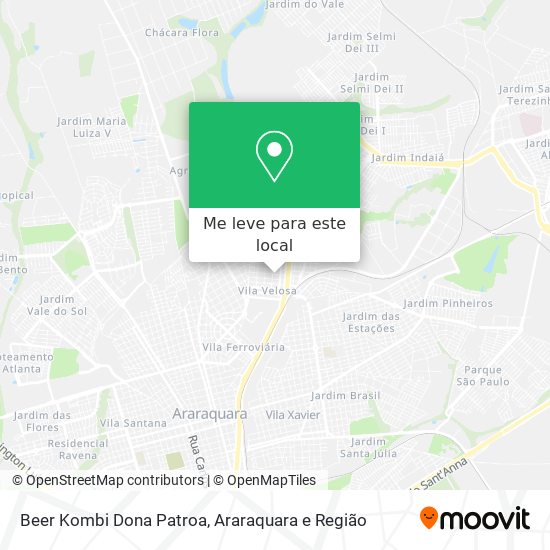 Beer Kombi Dona Patroa mapa