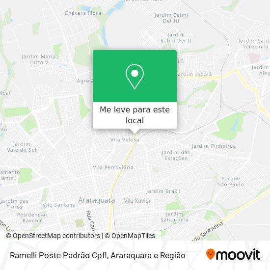 Ramelli Poste Padrão Cpfl mapa