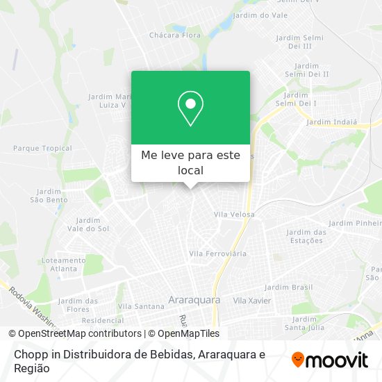 Chopp in Distribuidora de Bebidas mapa