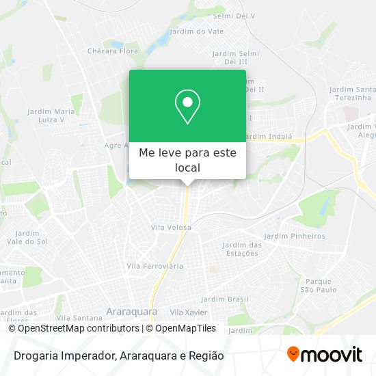 Drogaria Imperador mapa