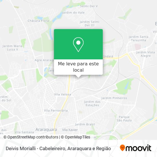 Deivis Morialli - Cabeleireiro mapa