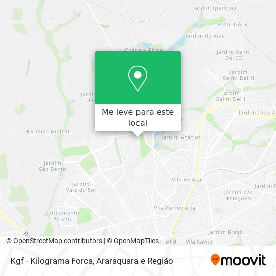 Kgf - Kilograma Forca mapa