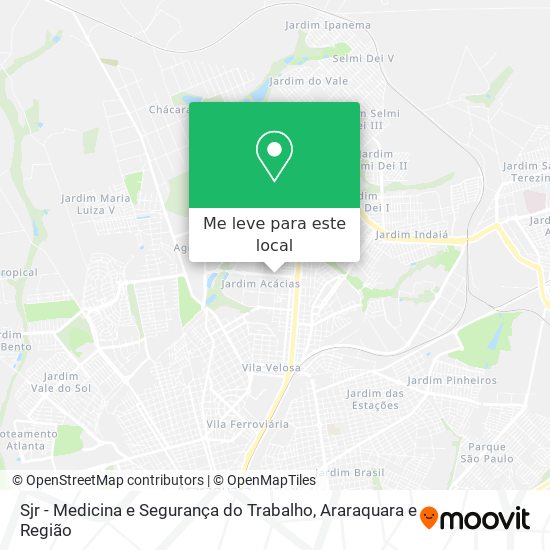 Sjr - Medicina e Segurança do Trabalho mapa