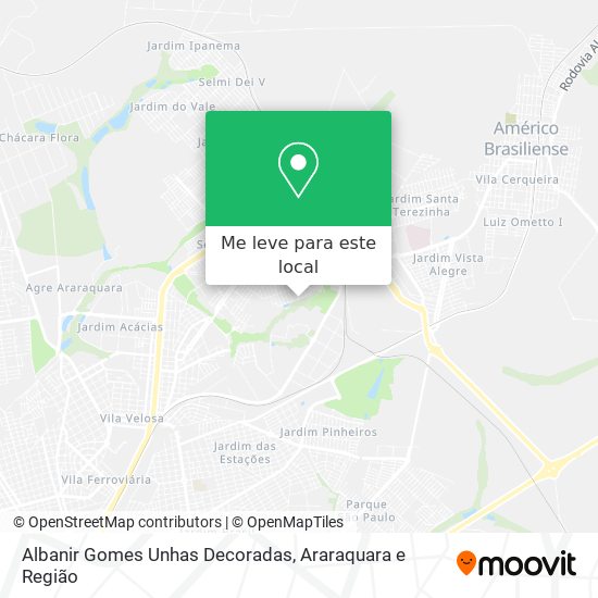 Albanir Gomes Unhas Decoradas mapa
