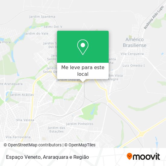 Espaço Veneto mapa