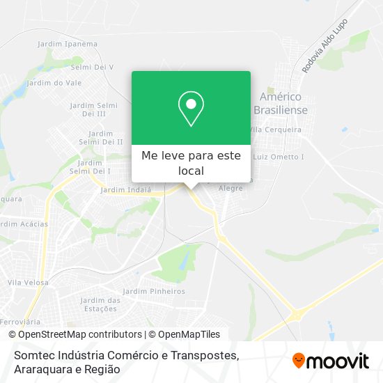 Somtec Indústria Comércio e Transpostes mapa