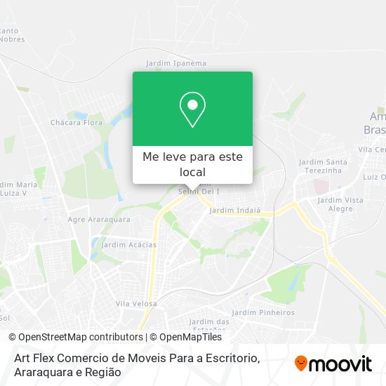 Art Flex Comercio de Moveis Para a Escritorio mapa