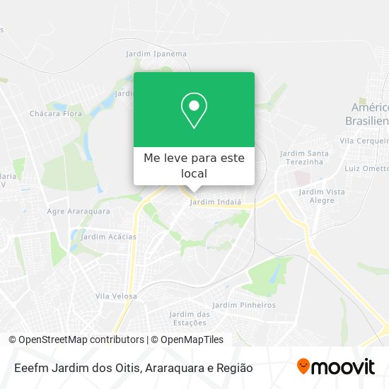 Eeefm Jardim dos Oitis mapa