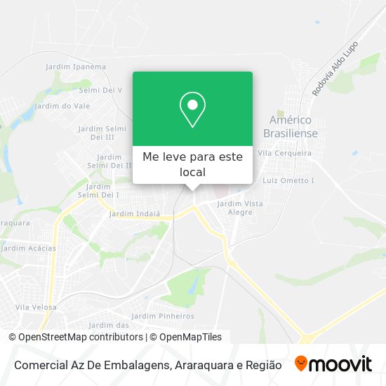 Comercial Az De Embalagens mapa