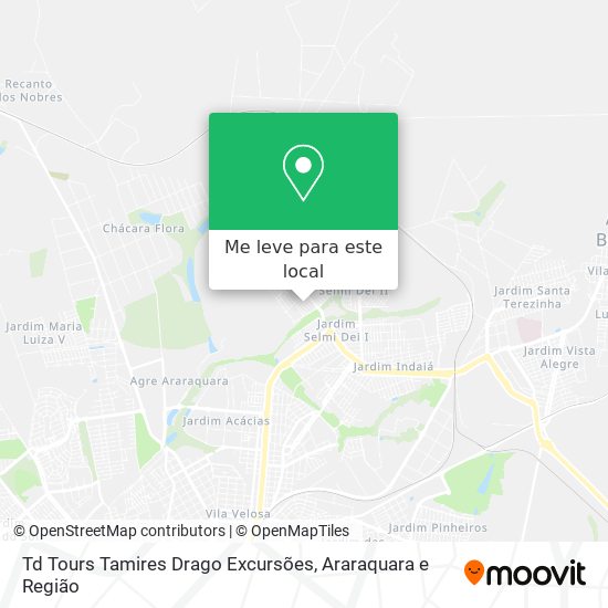 Td Tours Tamires Drago Excursões mapa