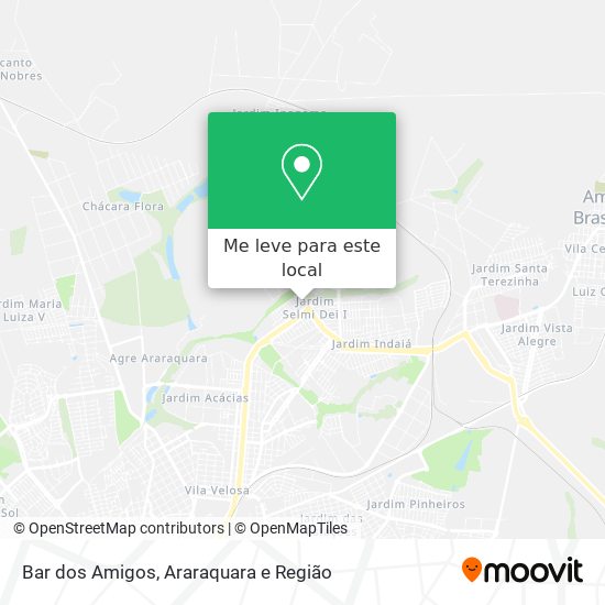 Bar dos Amigos mapa