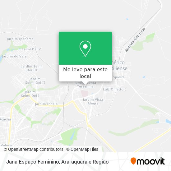 Jana Espaço Feminino mapa