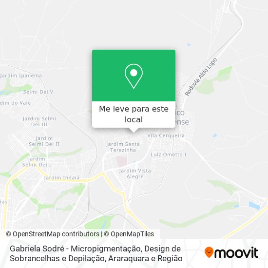 Gabriela Sodré - Micropigmentação, Design de Sobrancelhas e Depilação mapa