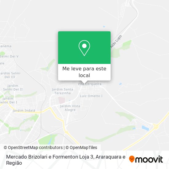 Mercado Brizolari e Formenton Loja 3 mapa