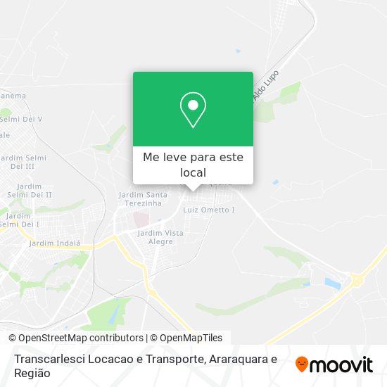 Transcarlesci Locacao e Transporte mapa