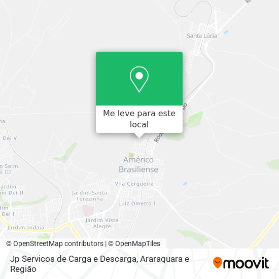 Jp Servicos de Carga e Descarga mapa