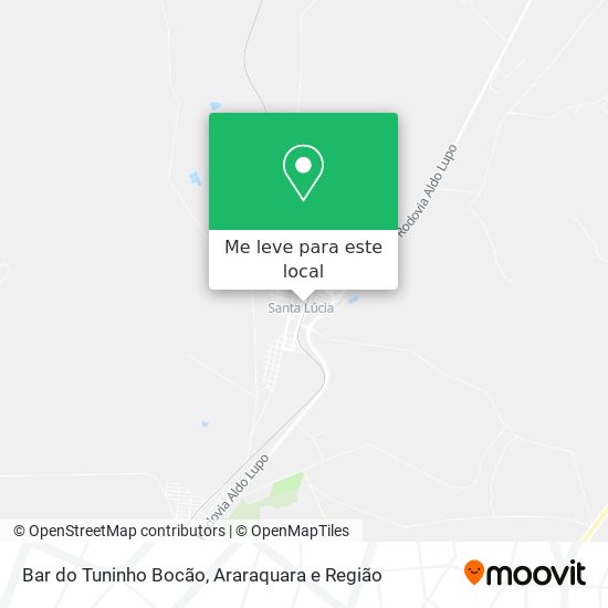 Bar do Tuninho Bocão mapa