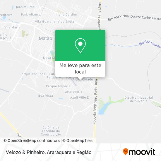 Velozo & Pinheiro mapa