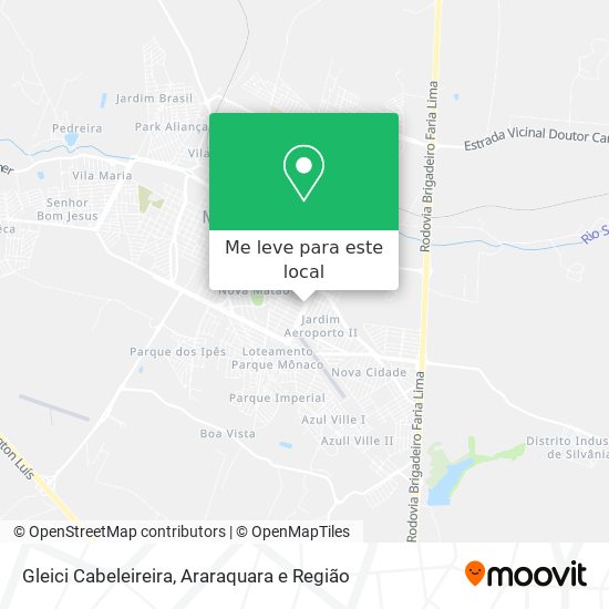 Gleici Cabeleireira mapa