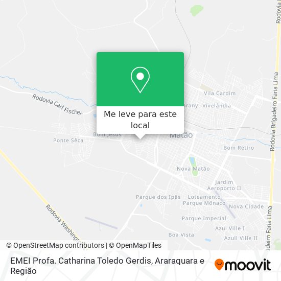 EMEI Profa. Catharina Toledo Gerdis mapa