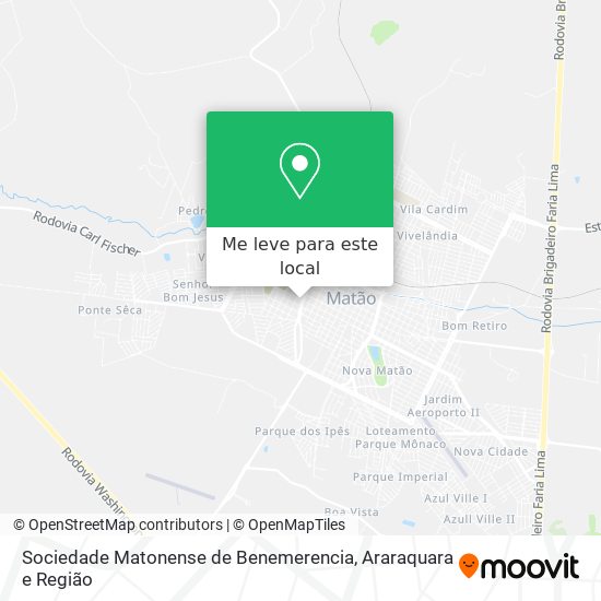 Sociedade Matonense de Benemerencia mapa