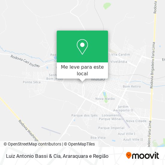 Luiz Antonio Bassi & Cia mapa