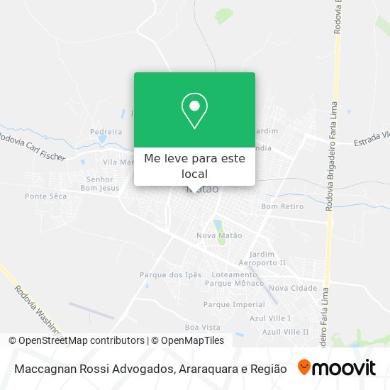 Maccagnan Rossi Advogados mapa