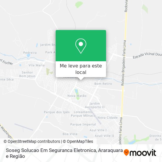 Soseg Solucao Em Seguranca Eletronica mapa
