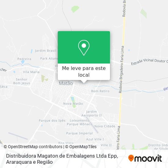 Distribuidora Magaton de Embalagens Ltda Epp mapa