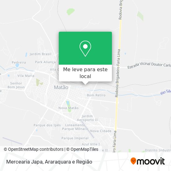 Mercearia Japa mapa