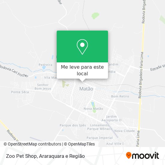 Zoo Pet Shop mapa