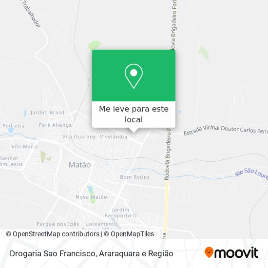 Drogaria Sao Francisco mapa