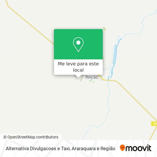 Alternativa Divulgacoes e Taxi mapa