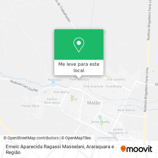 Emeic Aparecida Ragassi Masselani mapa