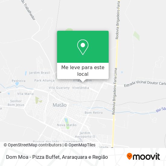 Dom Moa - Pizza Buffet mapa
