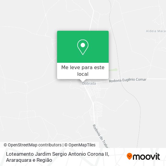 Loteamento Jardim Sergio Antonio Corona II mapa