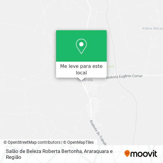 Salão de Beleza Roberta Bertonha mapa