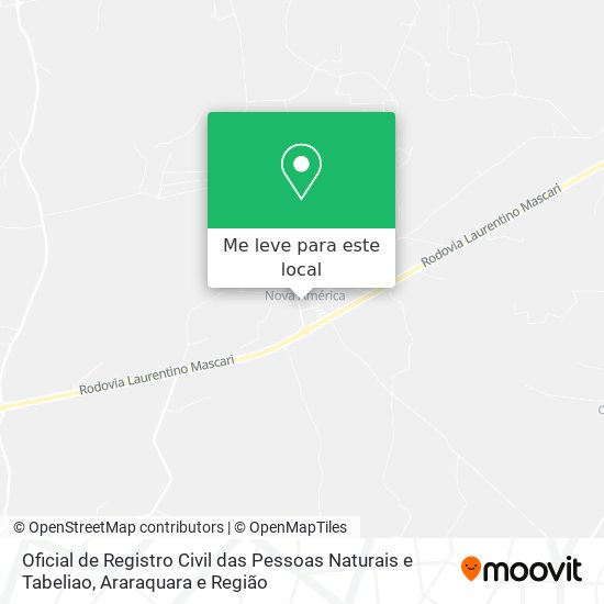 Oficial de Registro Civil das Pessoas Naturais e Tabeliao mapa