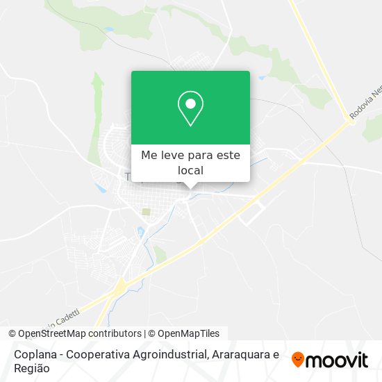 Coplana - Cooperativa Agroindustrial mapa