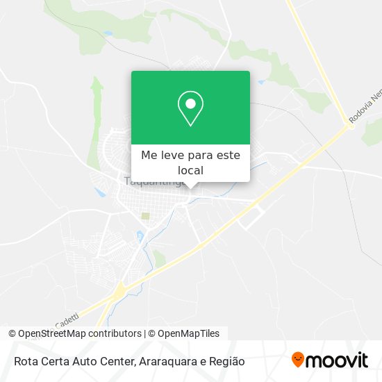 Rota Certa Auto Center mapa