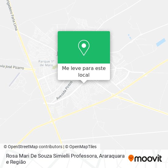 Rosa Mari De Souza Simielli Professora mapa