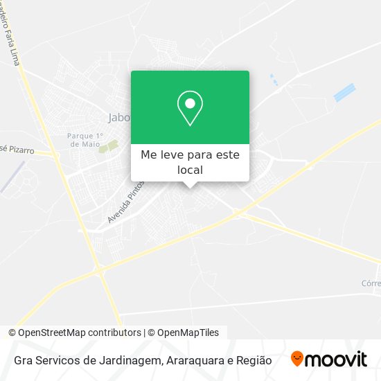 Gra Servicos de Jardinagem mapa