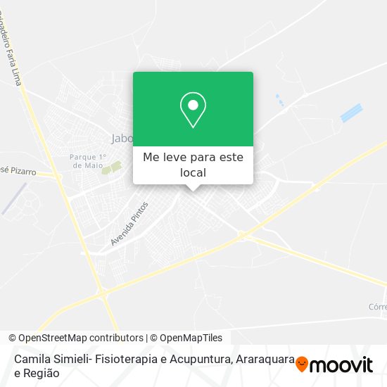 Camila Simieli- Fisioterapia e Acupuntura mapa