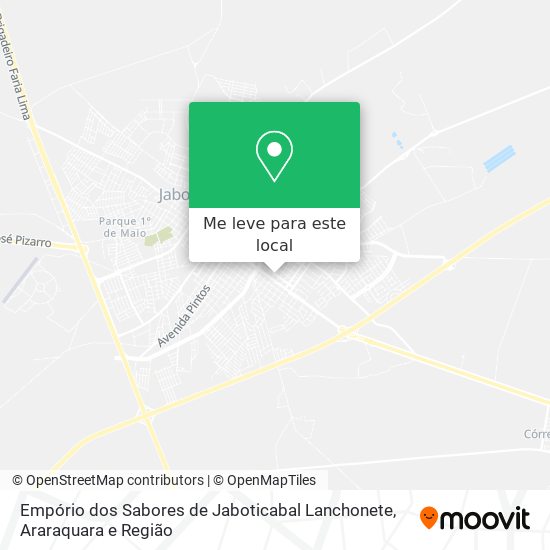 Empório dos Sabores de Jaboticabal Lanchonete mapa