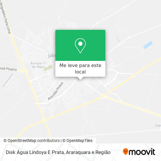 Disk Água Lindoya E Prata mapa