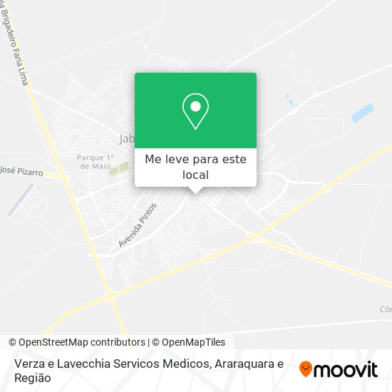 Verza e Lavecchia Servicos Medicos mapa