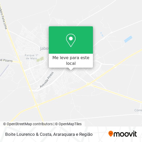 Boite Lourenco & Costa mapa